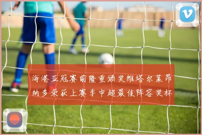 海港亚冠赛前隆重颁奖维塔尔莱昂纳多荣获上赛季中超最佳阵容奖杯